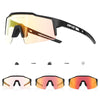 Kapvoe Outdoor Photochromic Cycling Sunglasses for Men Cycl Glasses Mountain Bicycle Goggles Women Sports Running UV400 Eyewear