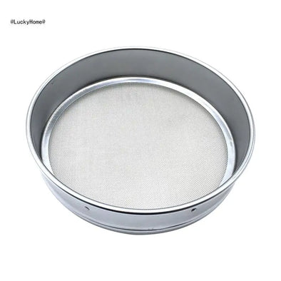 Stainless Steel 4/10/20/60 Mesh Bottom Mesh Flour Sieve Thickened Rice Sieve Flour Sieve Kitchen Baking Sieve Gadget