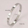 Stainless Steel Cuff Bracelets Bangles For Women Fashion Jewelry Charm Jewelry Accessories Crystal Bracelet love