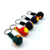 Creative Parachute Braiding Rope Ball Keychain Fashion Colourful Outdoors Tool Key Ring for Women Men Car Handbag Phone Pendant