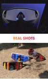 Kapvoe Outdoor Photochromic Cycling Sunglasses for Men Cycl Glasses Mountain Bicycle Goggles Women Sports Running UV400 Eyewear