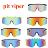 Pit Viper Adults UV400 Sun Glasses Sunglasses Men Women Adults Outdoor Eyewear Sport Goggles Mtb Shades Without Box