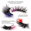 5 Pairs Women Makeup Colored Eyelash Fake Extension Eyelashes Eye Makeup Tool Easy To Wear Eyelashes Extension Thick Eye Shadow