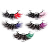 5 Pairs Women Makeup Colored Eyelash Fake Extension Eyelashes Eye Makeup Tool Easy To Wear Eyelashes Extension Thick Eye Shadow